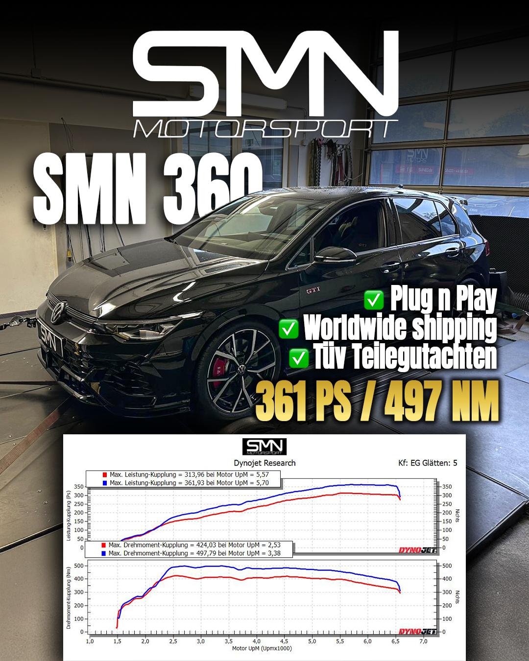 SMN 360 VW 8.5 GTI CS 2.0 TFSI,  - 06/2024-…