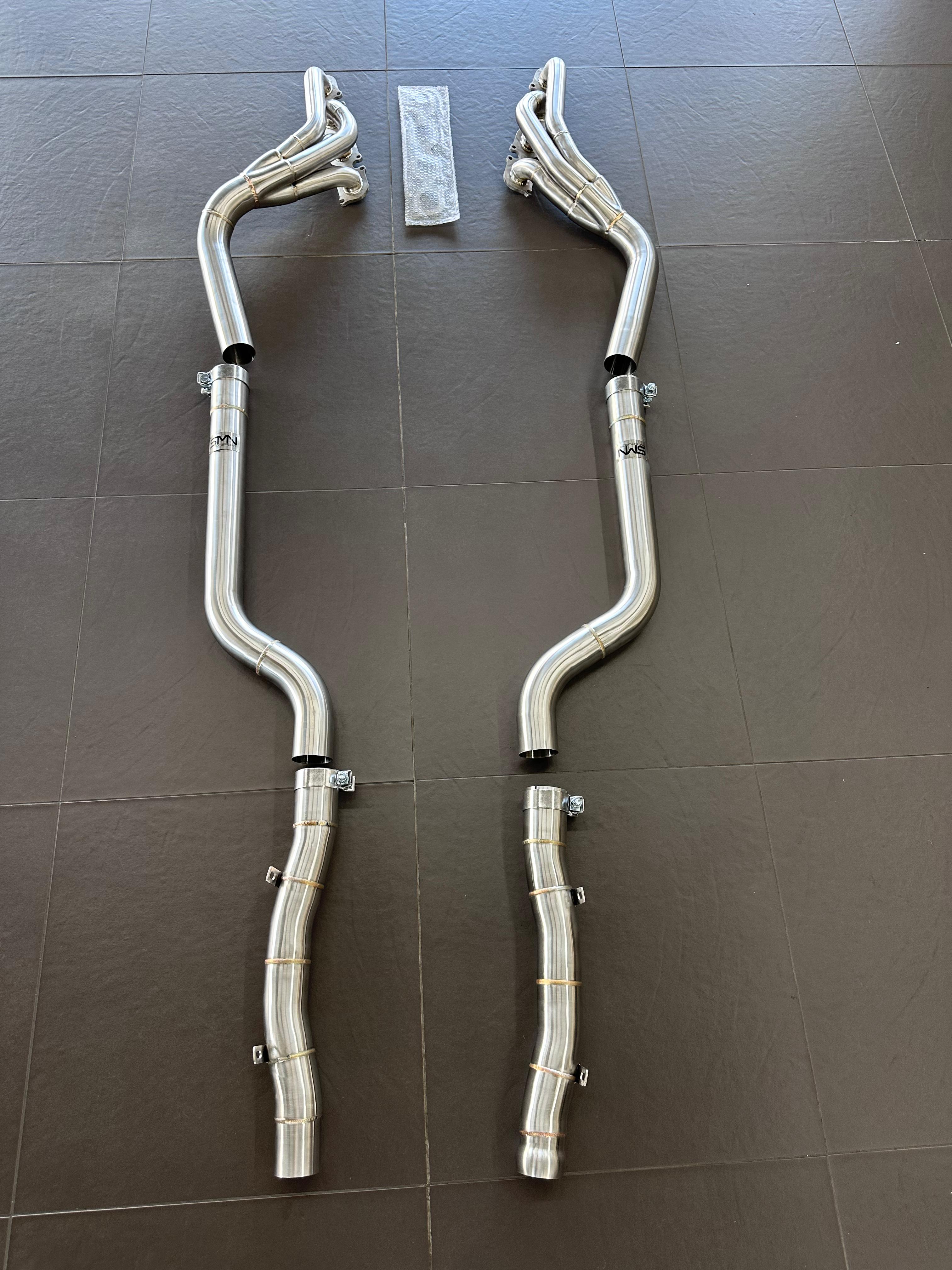 SMN Fächerkrümmer ohne Kats für Mercedes C63 AMG W204 – maximale Performance & brachialer V8-Sound